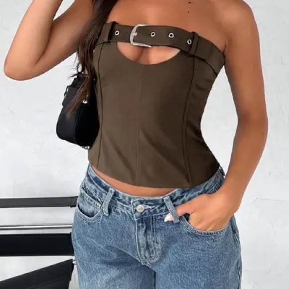 Buckle tube top - Picture 1 of 4